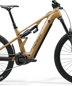 Merida eOne-Eighty 500 Electric Full Suspension Mountain Bike 2025 - Glossy River Clay