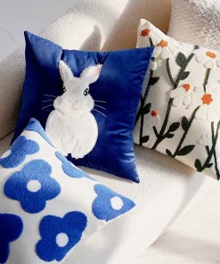 Hareloom & Daisy Bloom Pillow Cover