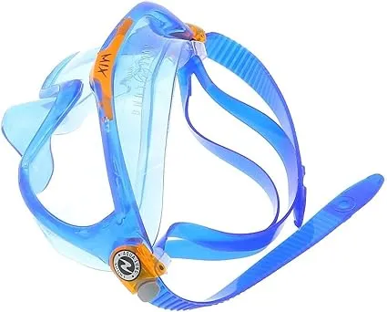 AQUALUNG JUNIOR COMBO MIX MASK &SNORKEL SET BLUE/ORANGE - Image 3