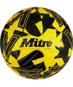 MITRE ULTIMAX ONE MATCH FOOTBALL YELLOW/BLK/BLK