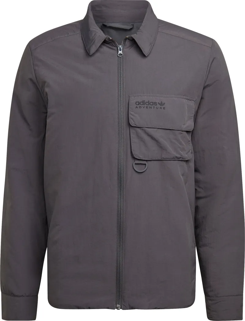adidas Adventure Winter Mens Shirt Jacket - Grey