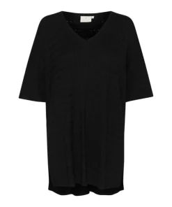 Kaffe Womens Pullover Silla Knit Black Deep