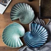 Ocean Whirl Ceramic Plate