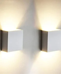 Metal Cube Led Wall Light - Final Sale