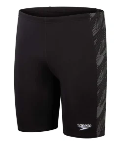 SPEEDO MENS HYPERBOOM PANEL JAMMER BLACK/WHITE