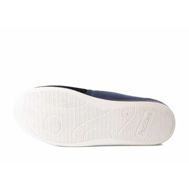 Padders Mens Slipper Albert Navy Check - Image 3