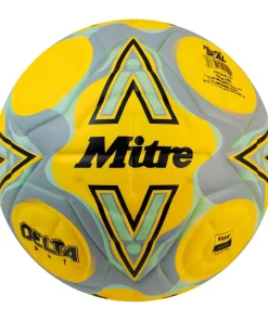 MITRE DELTA ONE 24 MATCH FOOTBALL YELLOW/BLACK/GREY