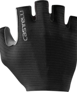 Castelli Espresso Fingerless Cycling Gloves - Black