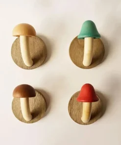 Mushroom Grove Wall Hooks – Set of 4