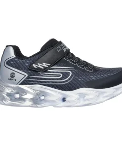 Skechers Boys Trainer S-Lights Vortex 2.0 Quantroid Black/Silver