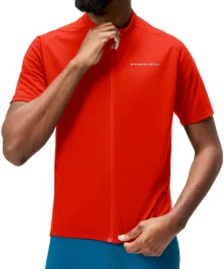 Endura Loop Short Sleeve Mens Cycling Jersey - Red