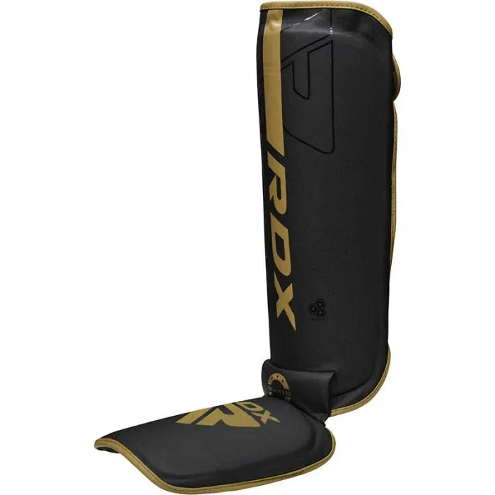 RDX F6 KARA MMA SHIN INSTEP GUARDS BLACK/GOLD - Image 3