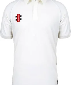 OXTON CC JUNIOR MATRIX V2 SHIRT SHORT SLEEVE  IVORY