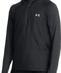 Under Armour Launch Trail Half Zip Long Sleeve Mens Running Top - Grey