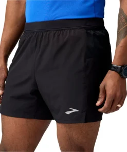 Brooks Journey 5 Inch Mens Running Shorts - Black