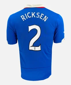 2014-15 Rangers Home Shirt Ricksen 2 [Perfect] S