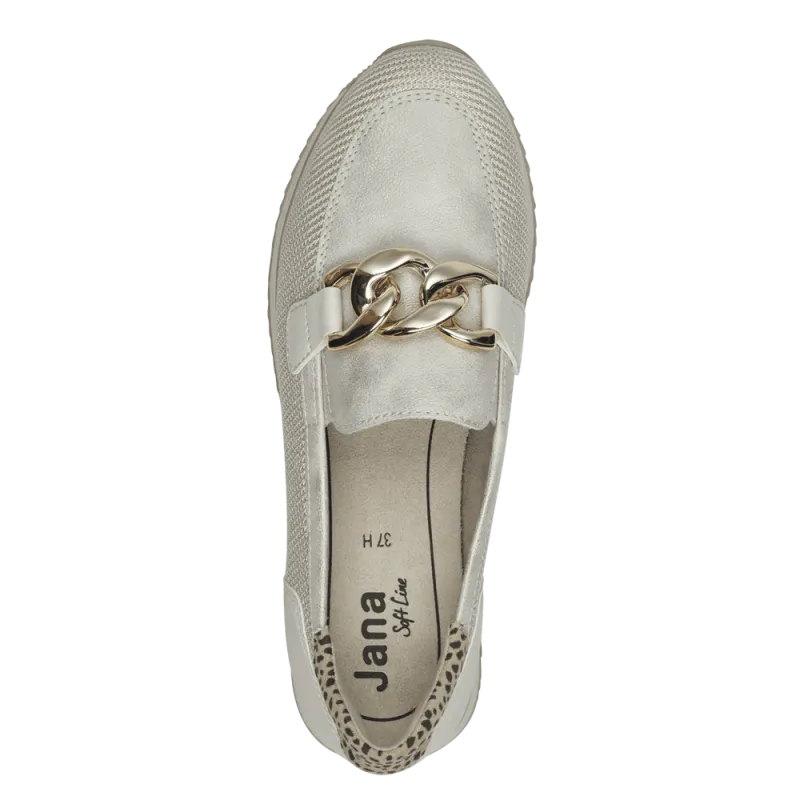 Jana Womens Shoe 8-24766-42 Beige/Gold - Image 2