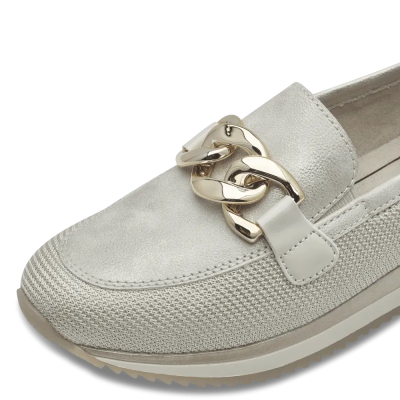 Jana Womens Shoe 8-24766-42 Beige/Gold - Image 3