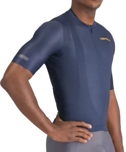 Castelli Unlimited Entrata 3 Short Sleeve Mens Cycling Jersey - Blue