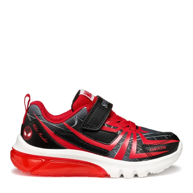 Geox Boys Trainer Light-Up Ciberdron Black/Red - Image 3