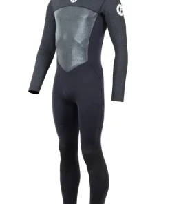 TWO BARE FEET 5/4MM THUNDERCLAP PRO WETSUIT - BLACK/GREY