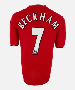 2000-02 Manchester United Home Shirt Beckham 7 [Perfect]