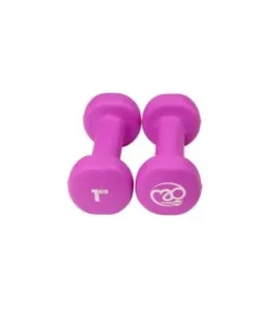 FITMAD DUMBELL 1KG PAIR PURPLE