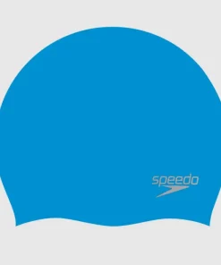 SPEEDO SILICONE CAP - BLUE/SILVER
