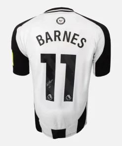 Harvey Barnes Signed Newcastle United Shirt 2024-25 Home [11]