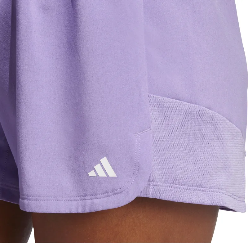 adidas Hyperglam Pacer Womens Training Shorts - Purple - Image 3