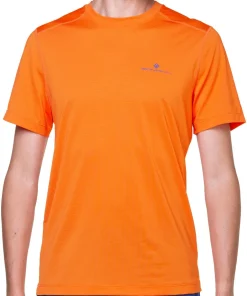 Ronhill Tech Short Sleeve Mens Running Top - Orange
