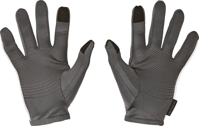 Under Armour Storm Run Liner Mens Running Gloves - Grey - Image 2