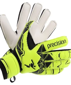 PRECISION JUNIOR FUSION XFLAT ESSENTIAL GOAL KEEPER GLOVE YELLOW