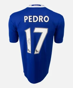 Pedro Signed Chelsea Shirt 2016-17 Home [17]
