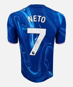 Pedro Neto Signed Chelsea Shirt 2024-24 Home [7]