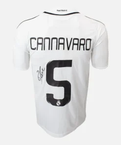 Fabio Cannavaro Signed Real Madrid Shirt 2008-09 Home [5]