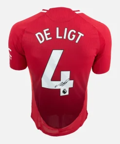 Matthijs De Ligt Signed Manchester United Shirt 2024-25 Home [4]
