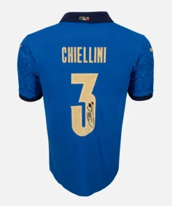Giorgio Chiellini Signed Italy Shirt Euro 2020 [3]