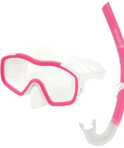 AQUALUNG JUNIOR RACCOON COMBO MASK AND SNORKLE SET WHITE/PINK