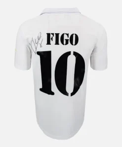 Luis Figo Signed Real Madrid Shirt 2002 Centenary Home [10]