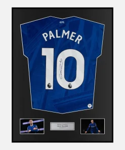 Framed Cole Palmer Signed Chelsea Shirt Home 2025-26 [Classic]