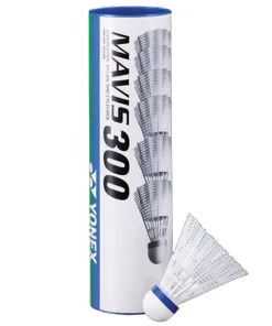 YONEX MAVIS 300 WHITE SHUTTLES 1 TUBE OF 6