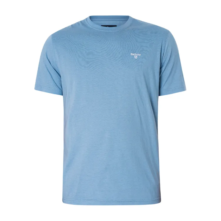 Barbour Mens Tee Essential Sports Blue