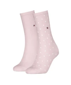 Tommy Hilfiger Womens Socks 2 Pack 100001493 Light Pink