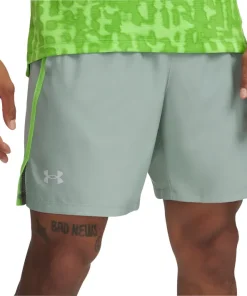 Under Armour Launch 7 Inch Mens Running Shorts - Green