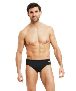 ZOGGS MENS COTTESLOE RACER BRIEFMEN BLACK