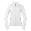 PURE GOLF WOMENS MIST SOFT MID LAYER JACKET - WHITE