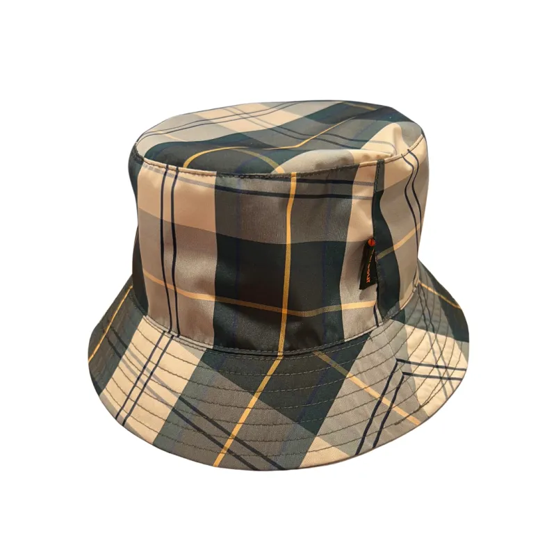 Barbour Mens Bucket Hat Hutton Reversible Fern/Ancient - Image 2