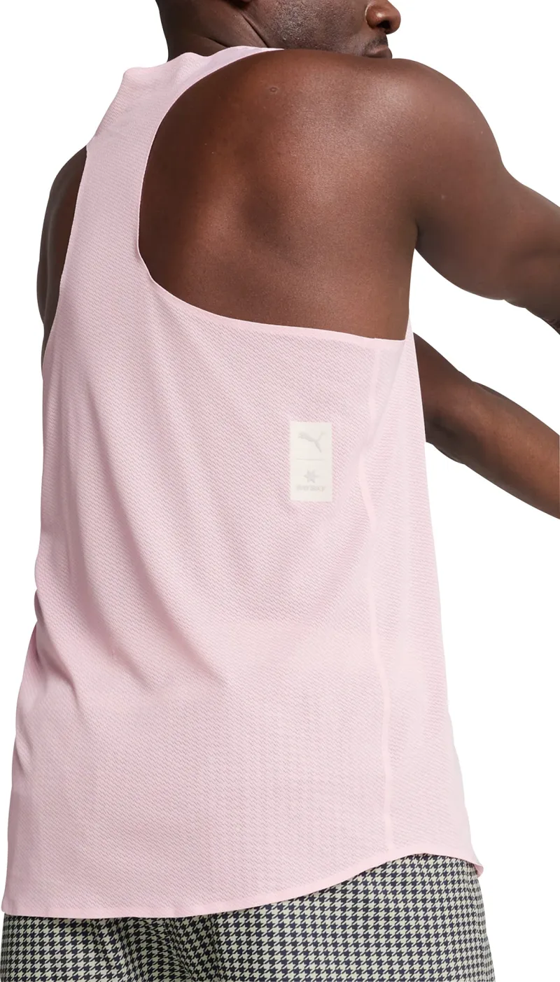 Puma X SAYSKY Mens Running Vest - Pink - Image 2