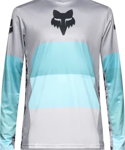 Fox Ranger Grid Long Sleeve Mens Cycling Jersey - Grey